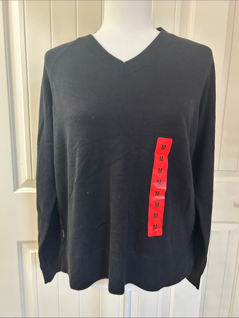 Lucky Brand Black V-Neck Sweater